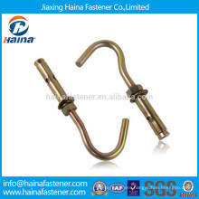 China manufacturer OEM galvanized sleeve anchor with hook bolt type for fan